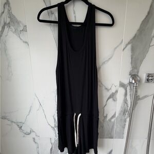 Vuori Black Sleeveless Romper